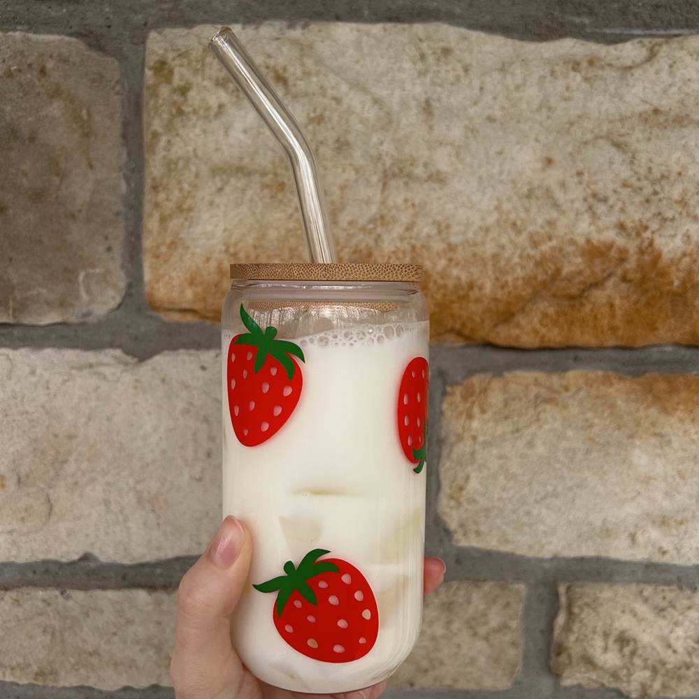 strawberry glass
